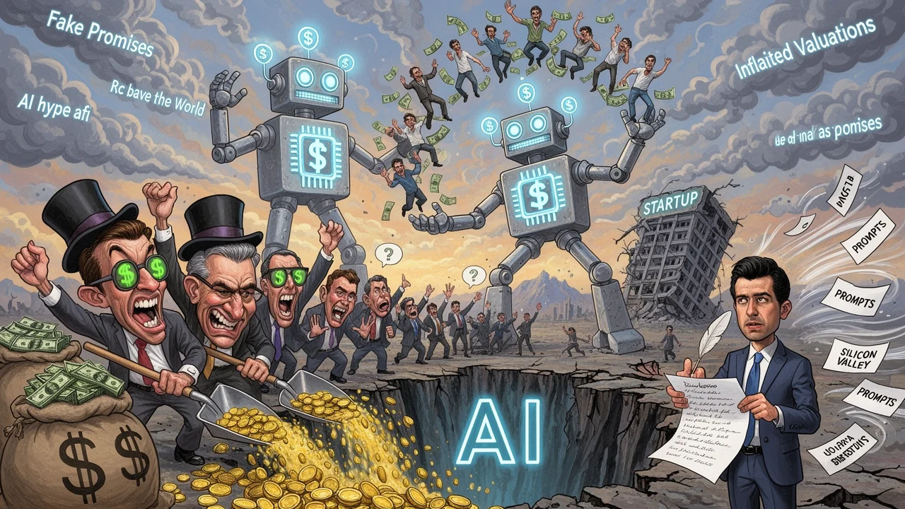 Cover art: Miliardy v bublině umělé inteligence pálí ruce investorů
