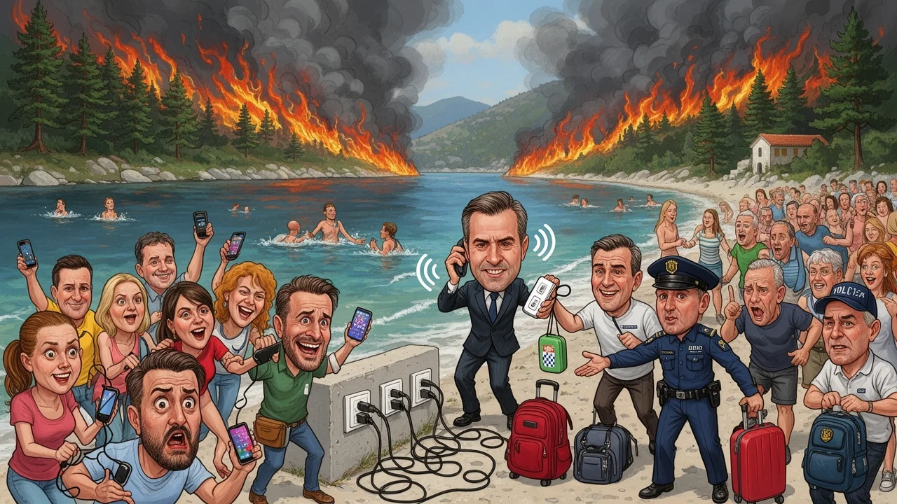 Cover art: Dým a smrad všude kolem a mobil na nabíječce