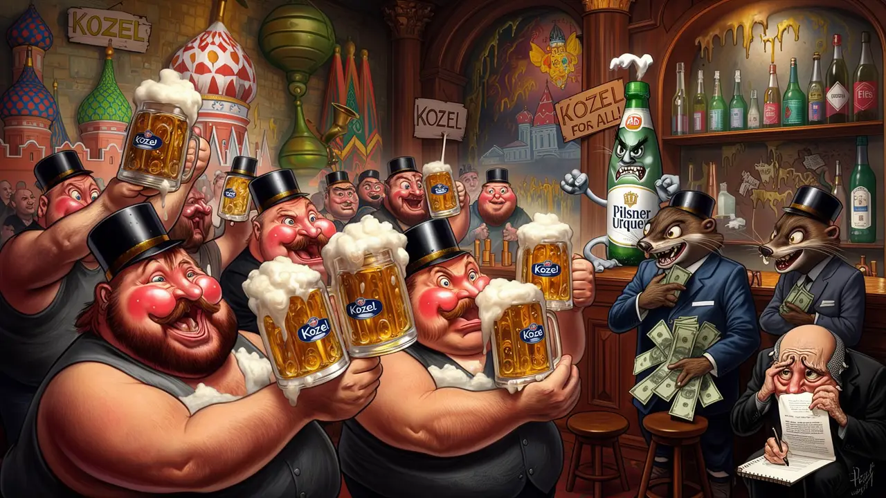 Cover art: Jak Rusko ukradlo Kozla a Plzeň jenom kouká