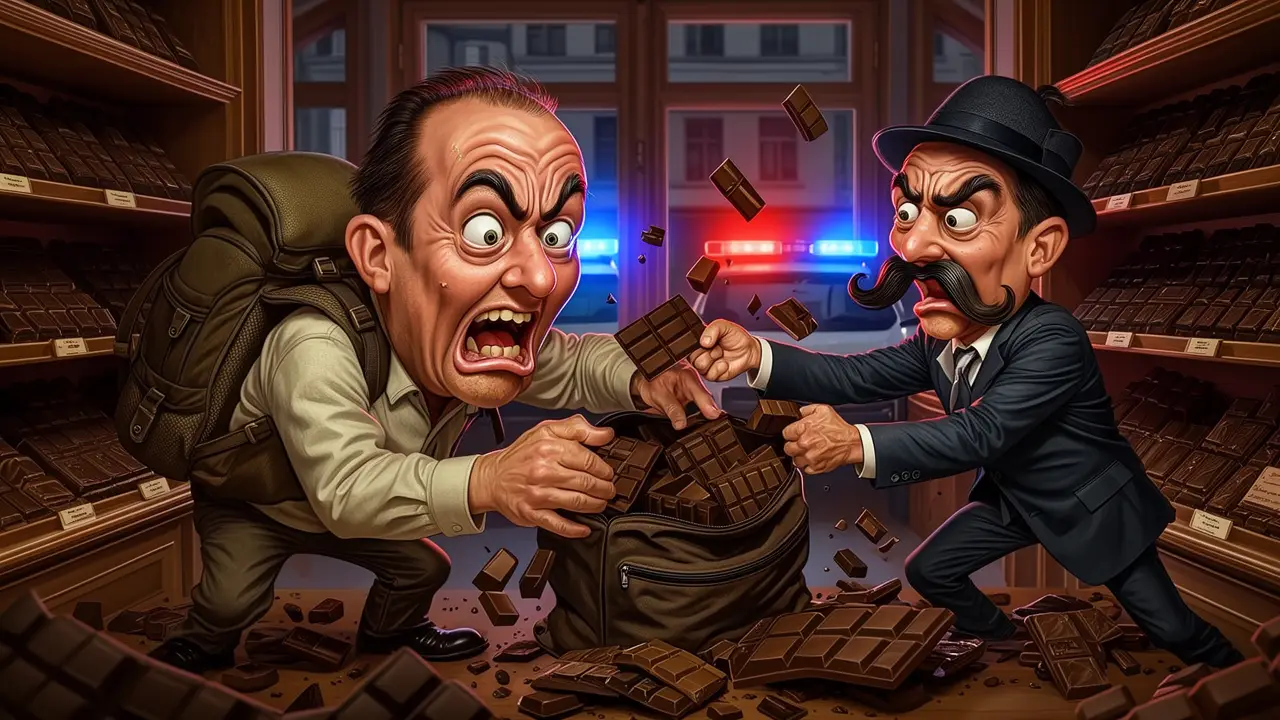 Cover art: Čokoládová válka ve Vídni, která skončila v poutech