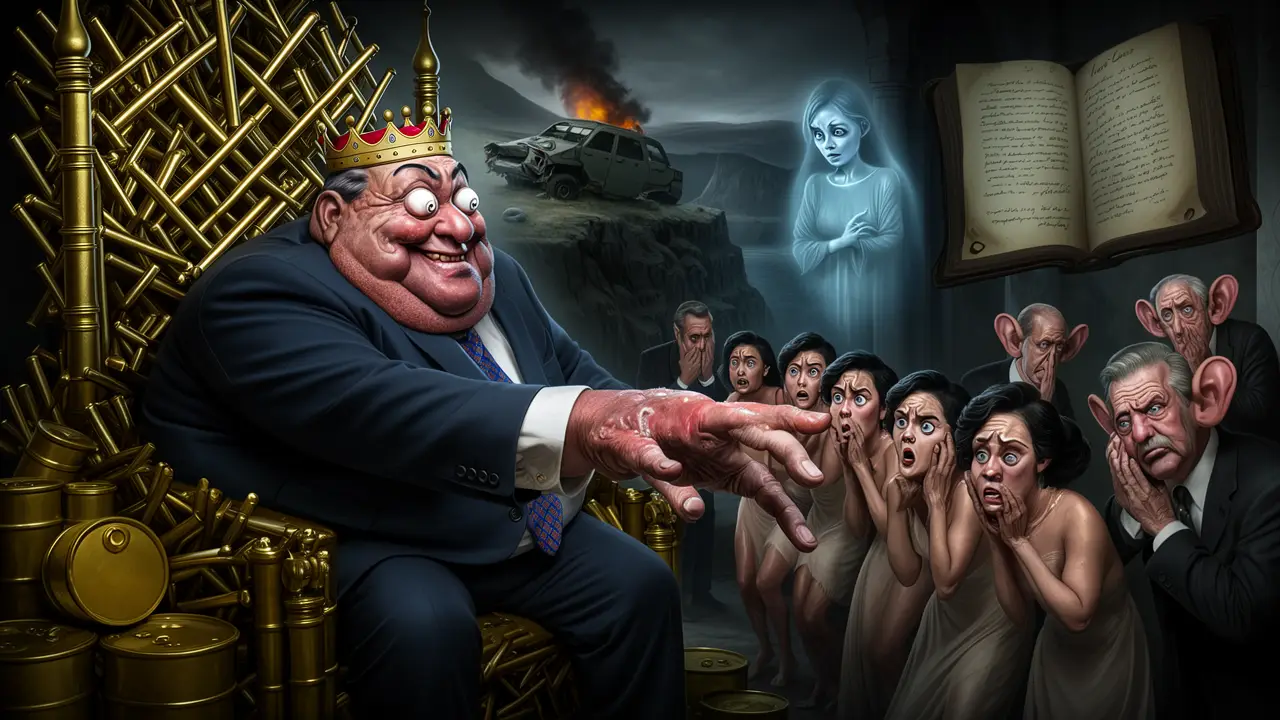 Cover art: Arogantní vládce, co miloval ženy a zničil důkazy