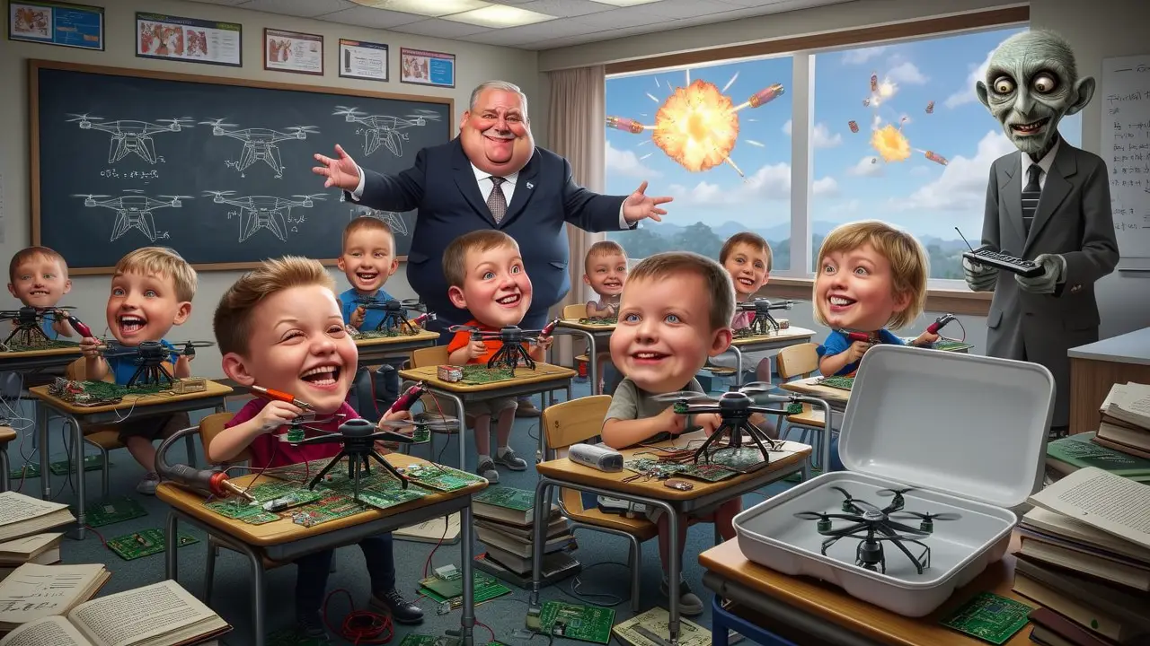 Cover art: Místo jedniček z matiky montují vrtule pro armádu