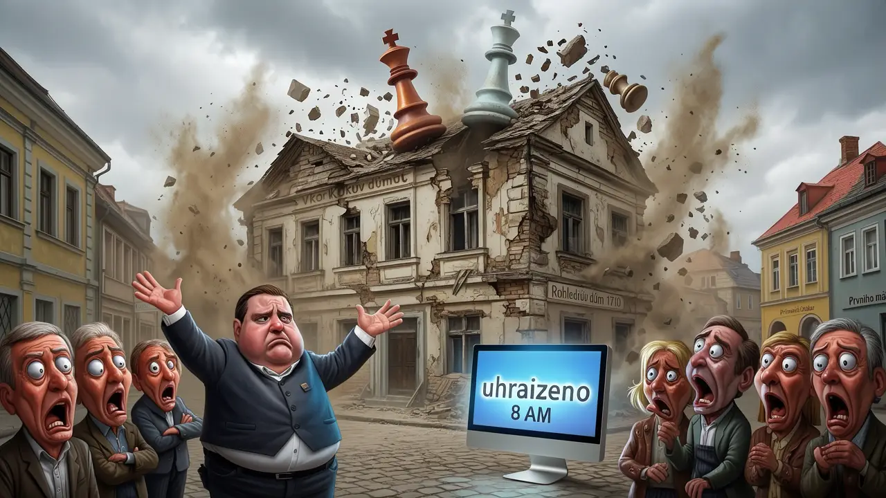 Cover art: Památka za miliony, co padá lidem na hlavu