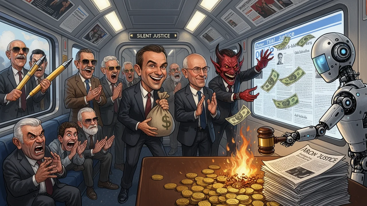 Cover art: Pravda na prodej za dva tisíce dolarů a křemíkový soudce