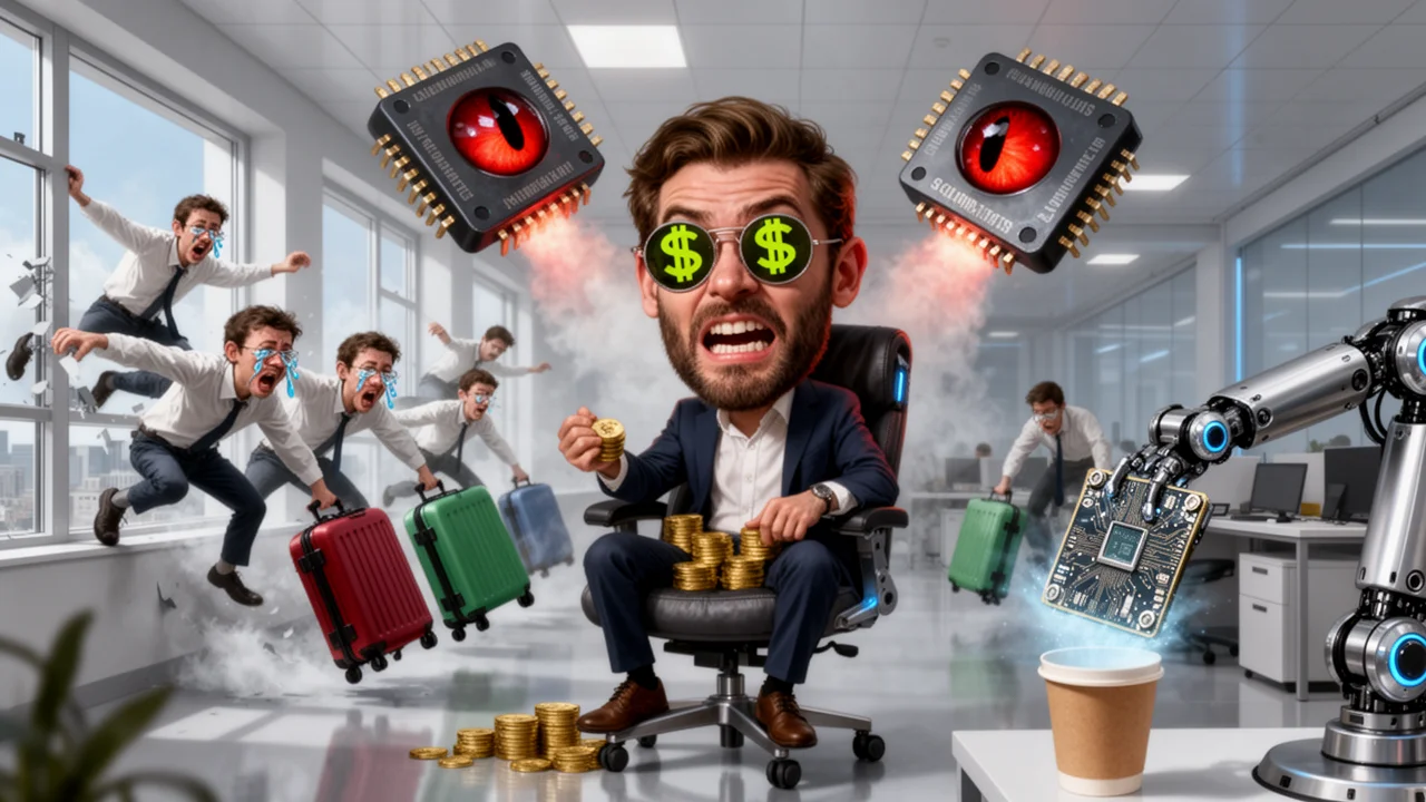 Cover art: Umělá inteligence bere práci a šéfové počítají zisky