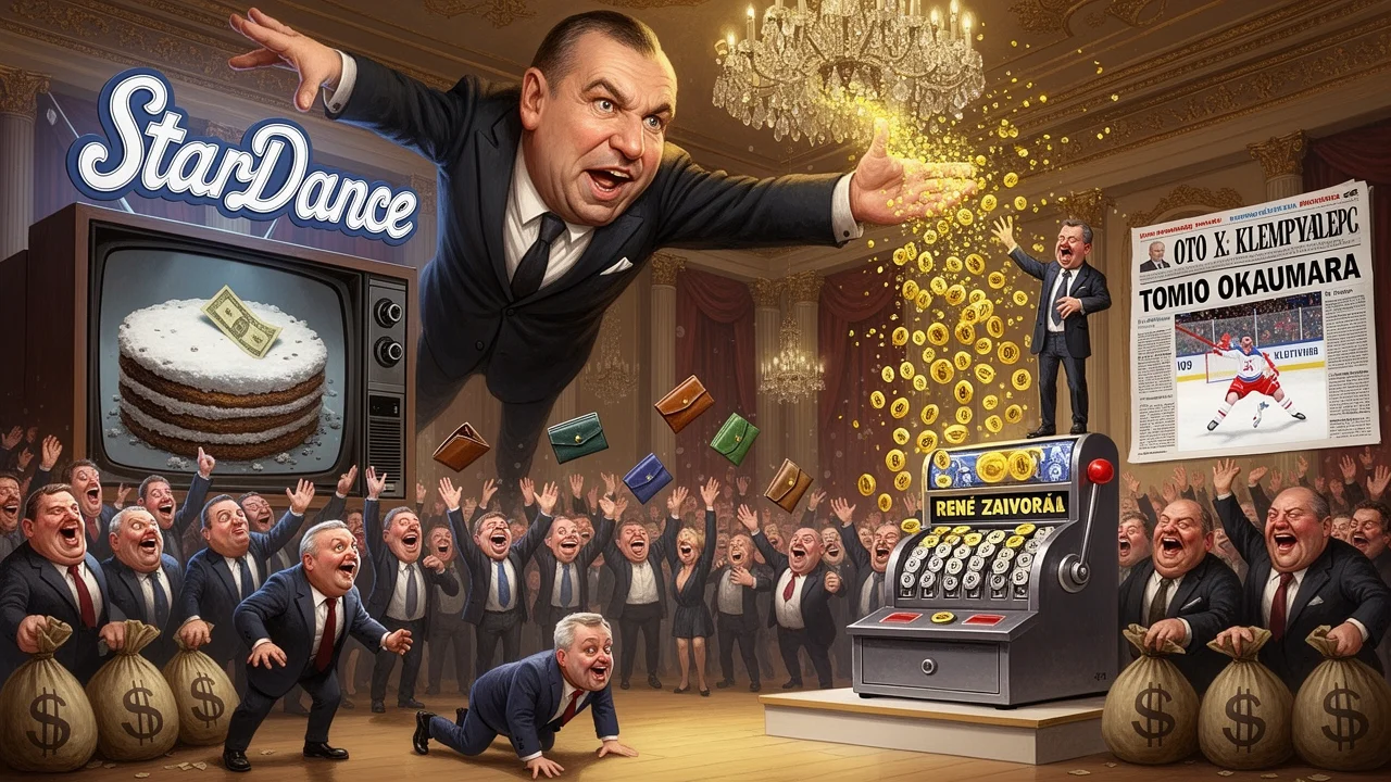 Cover art: Oligarchové koupí televizi za cenu jednoho tance