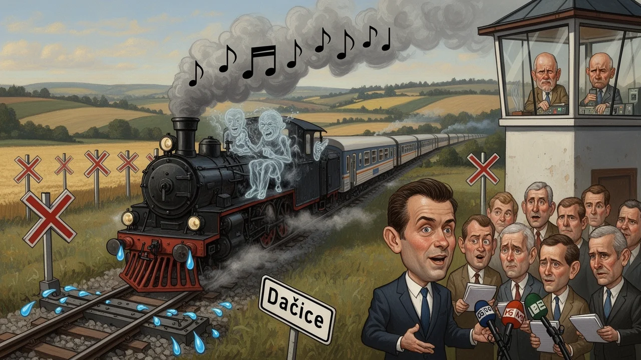 Cover art: Samovolný úprk drážních vozů, co toužily po svobodě