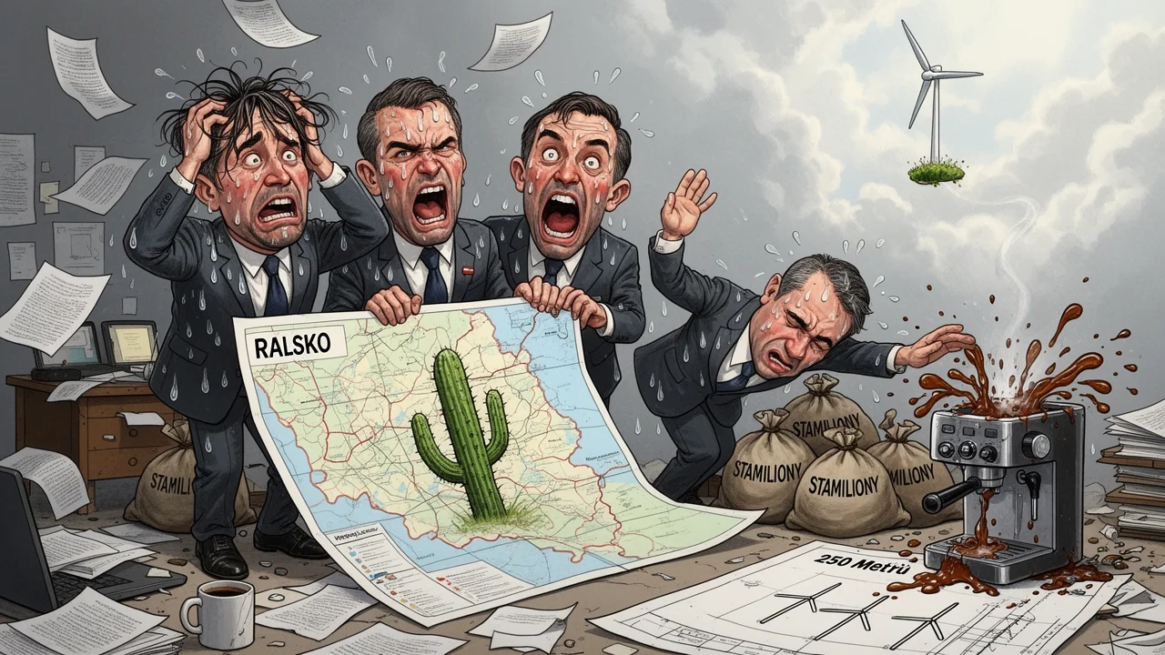 Cover art: Skandál s mapou, který odfoukl větrníky do neznáma