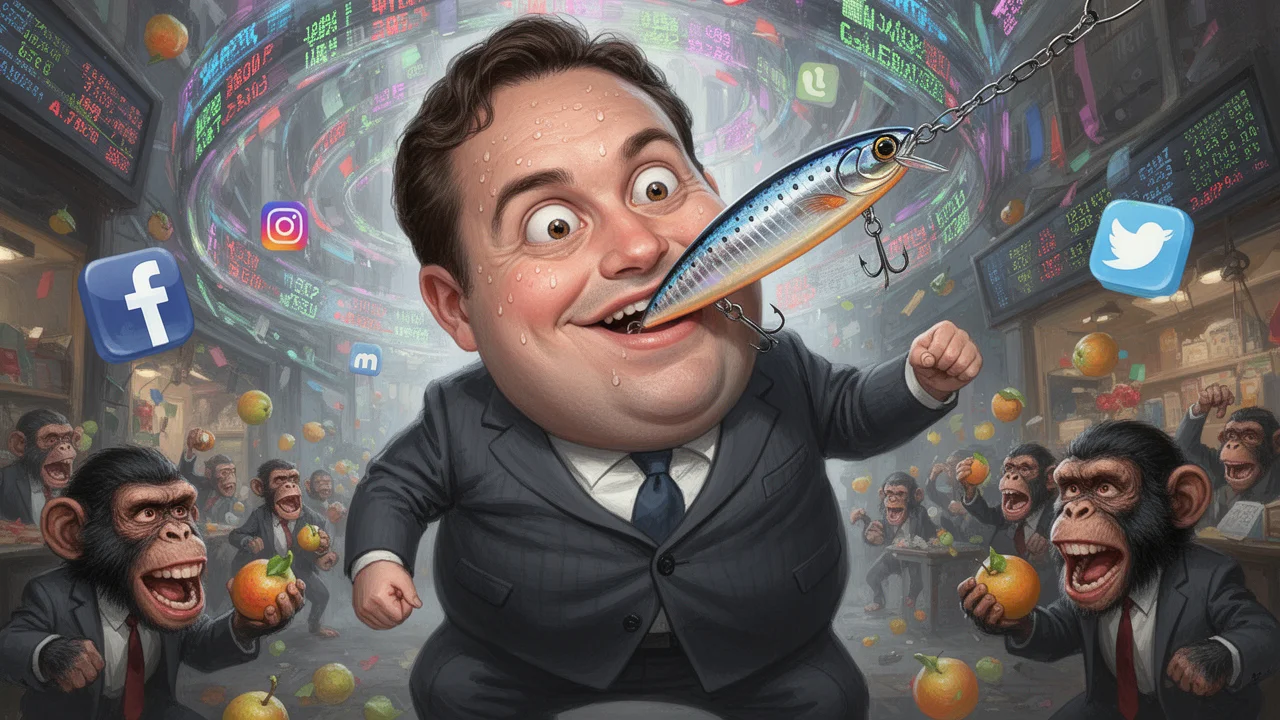 Cover art: Jako velký kapr, který skočil na plastovou třpytku
