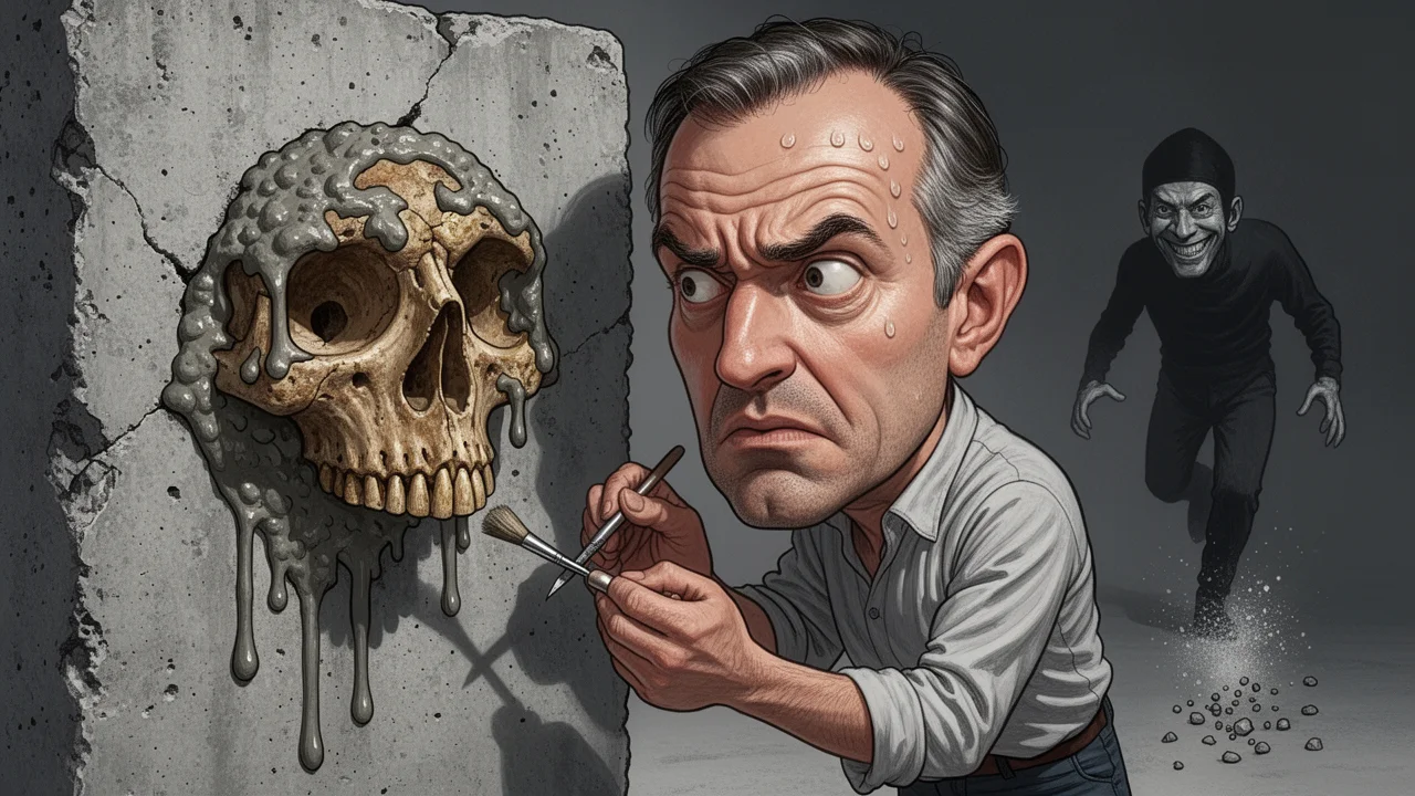 Cover art: Absurdní betonový hrob pro svatou Zdislavu