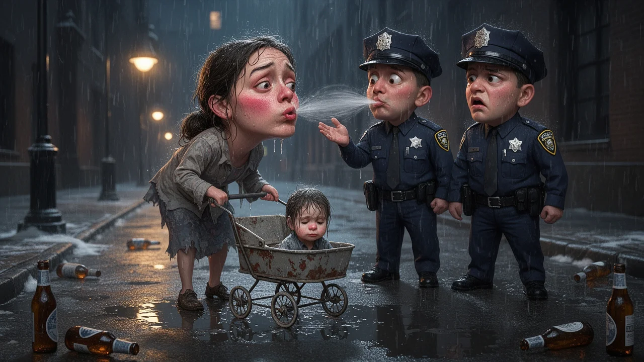 Cover art: Absurdní zlínská matka táhne kočárek a láme promile