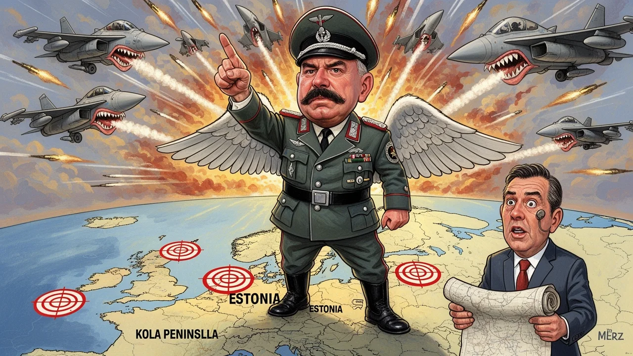Cover art: Německý generál leští bomby a čeká na hovor