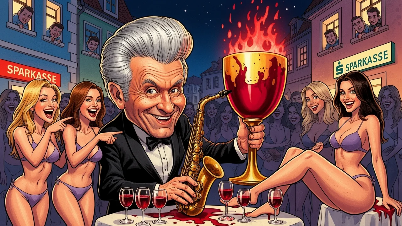 Cover art: Saxy dědek zase řádí, na kolínka dívky láká