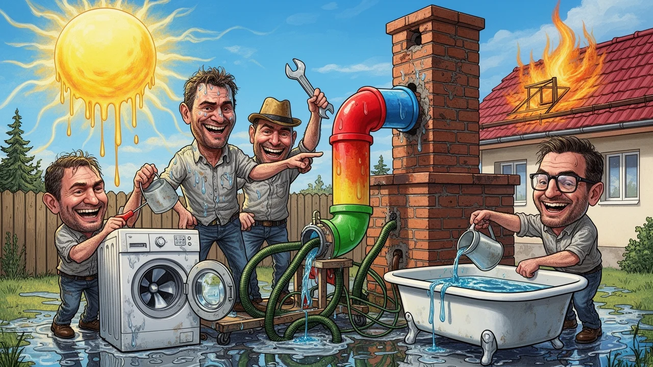 Cover art: Boj s horkem, který vyžene kouř z komína