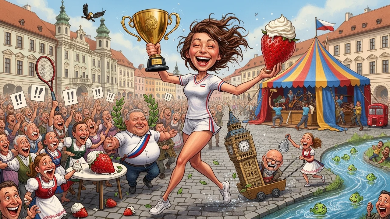 Cover art: Jahody se šlehačkou na Hané a slavný wimbledonský triumf