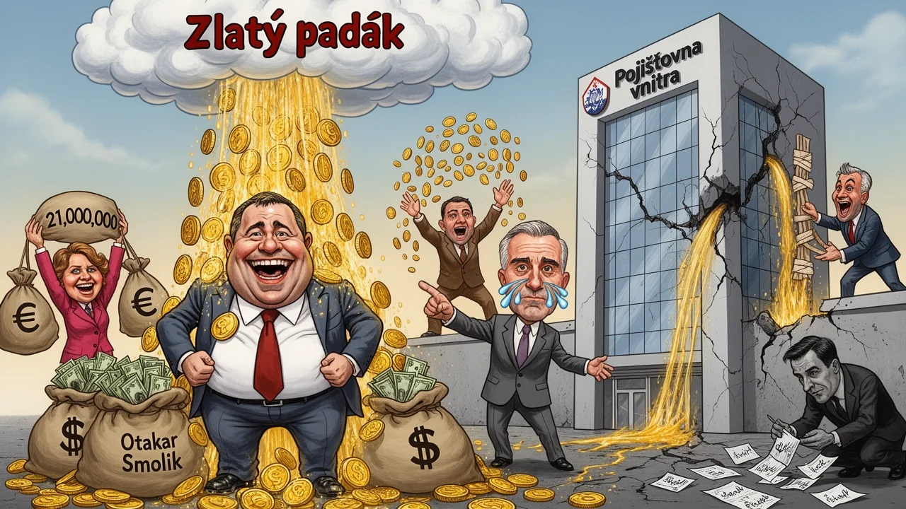 Cover art: Zlaté padáky pro chudé manažery, které platíme my