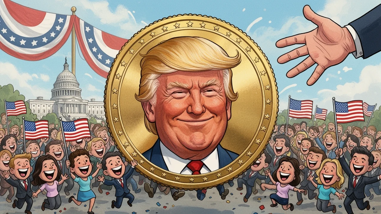 Cover art: Prezidentův drahý portrét na minci za dolar
