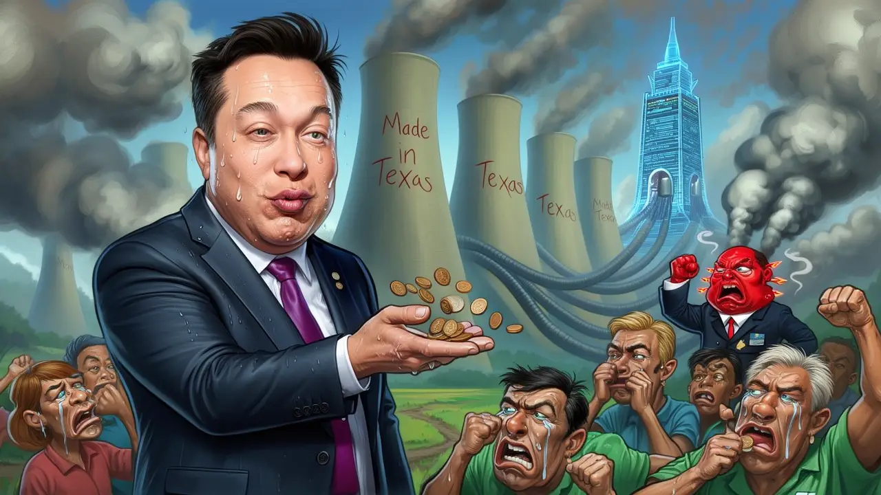 Cover art: Elonův plyn a pokuta pro smích