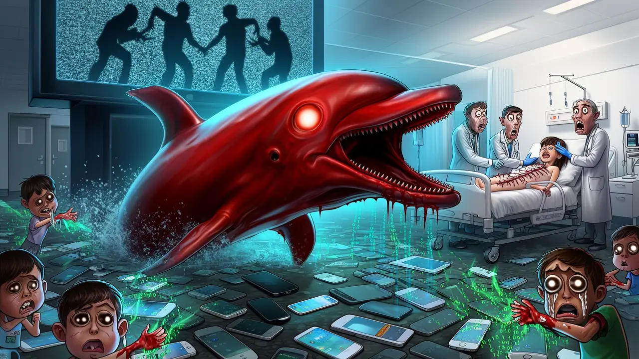 Cover art: Krvavá hra online, kde delfín kouše víc než žralok