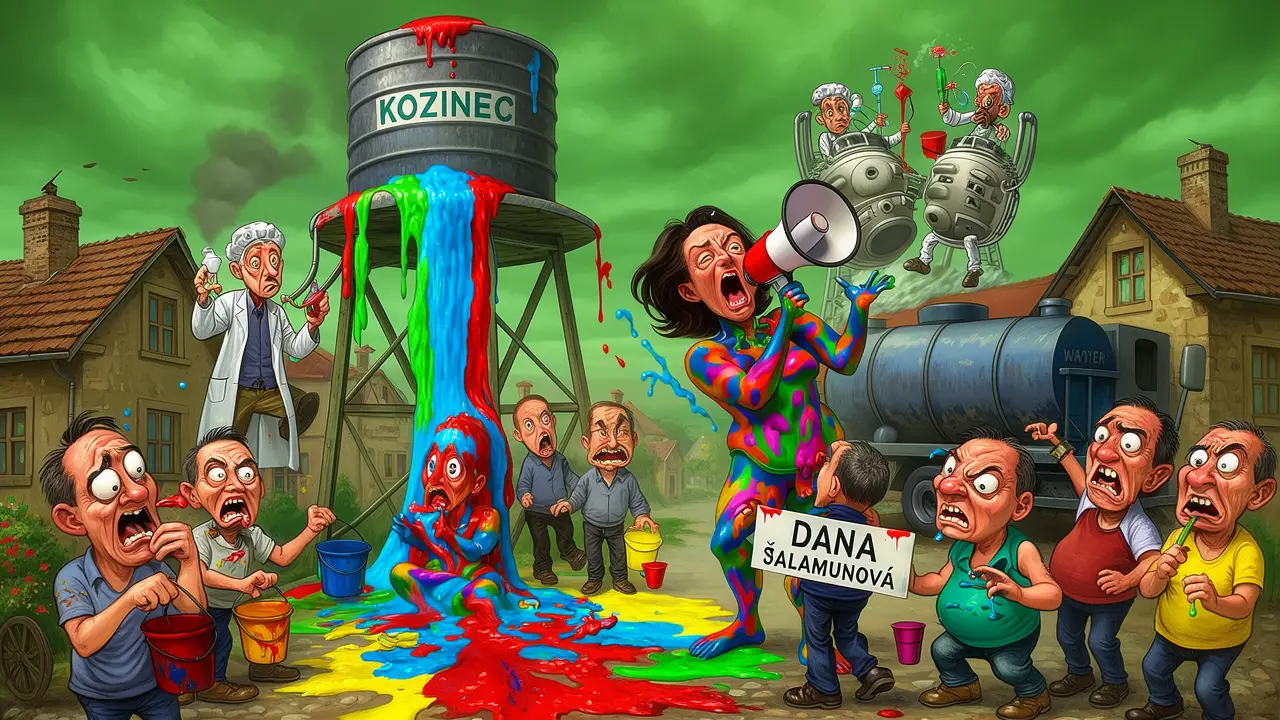 Cover art: Místo vody pijí ředidlo, údržba se trochu zvrtla