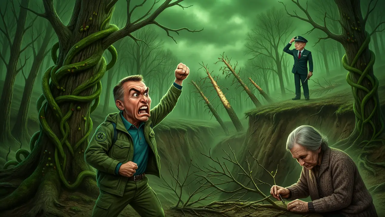 Cover art: Zelený parazit teď mění Poodří v hřbitov