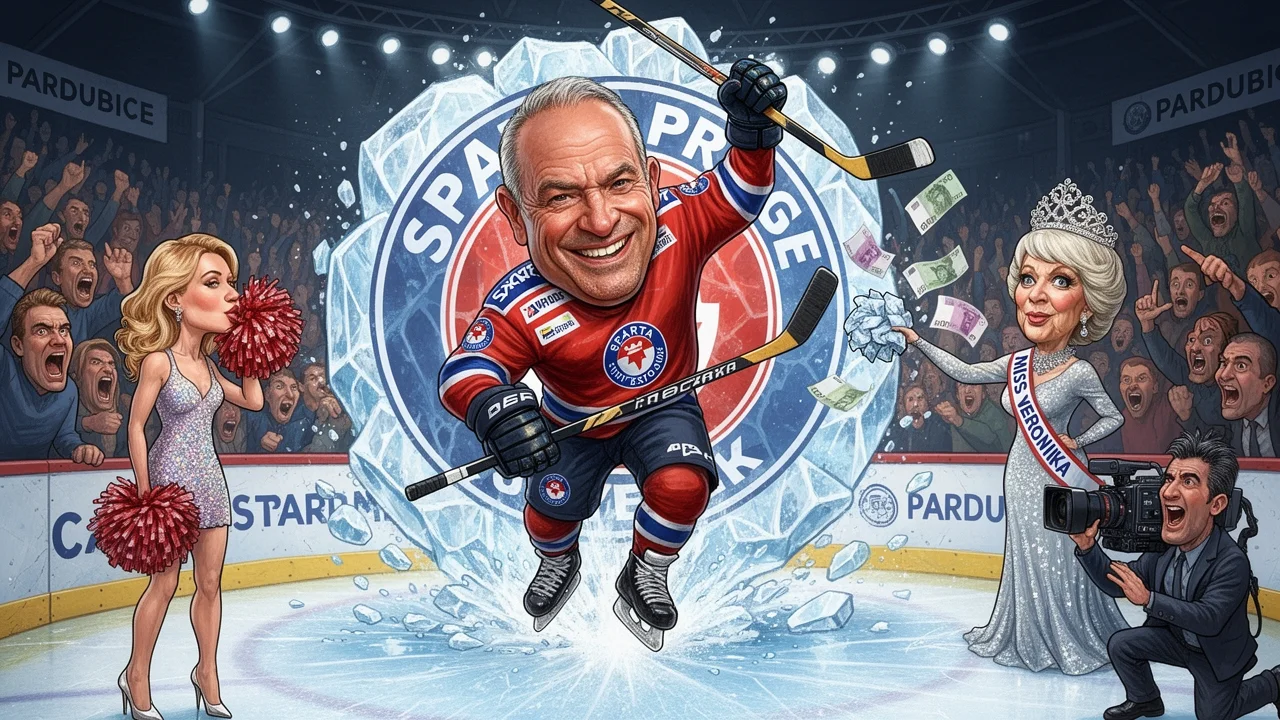 Cover art: Druhá míza hokejového mistra v přímém přenosu