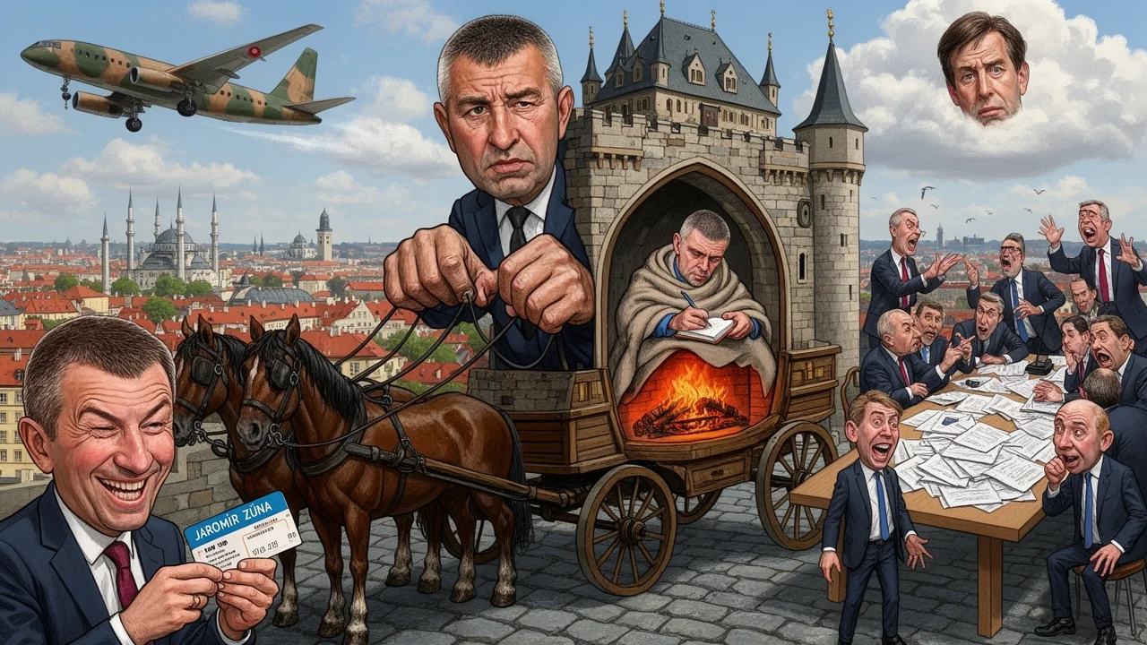 Cover art: Vládní letenka bez prezidenta na palubě