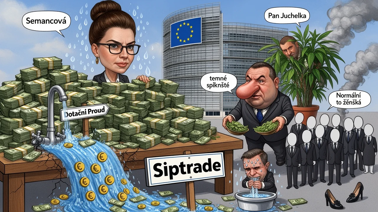 Cover art: Dvě ruce, sedmnáct miliard a velmi slepý úřad