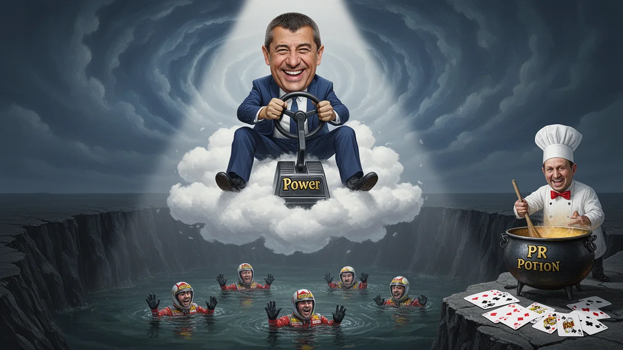 Cover art: Pan premiér je bez chyby a padají jen amatéři