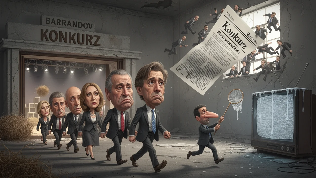 Cover art: Televizní sny na splátky končí v temném konkurzu