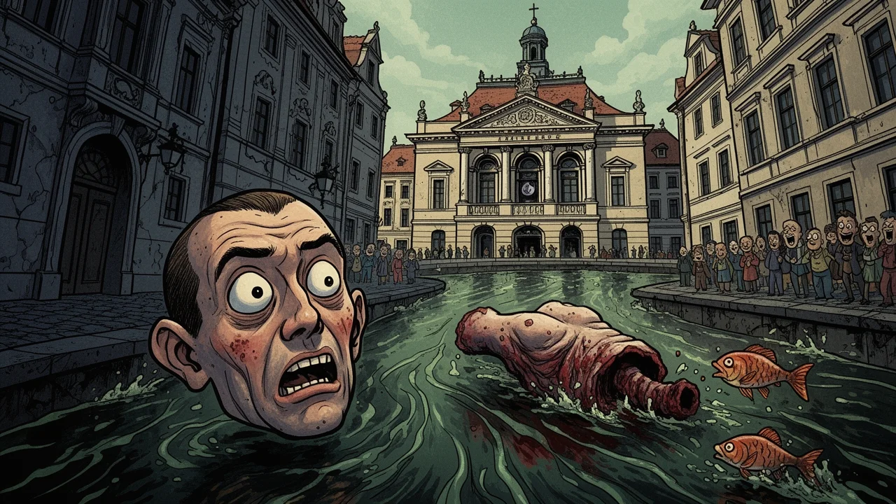 Cover art: Plzeňská kriminálka slaví, řeka vrací zohavené tělo