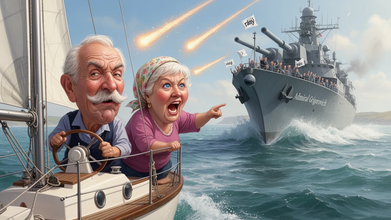 Cover art: Jak britská babička s dědkem vyděsila ruskou flotilu