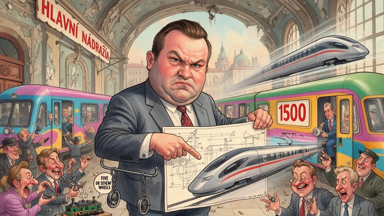 Cover art: Švýcarský luxus a devadesátky na pražském nádraží