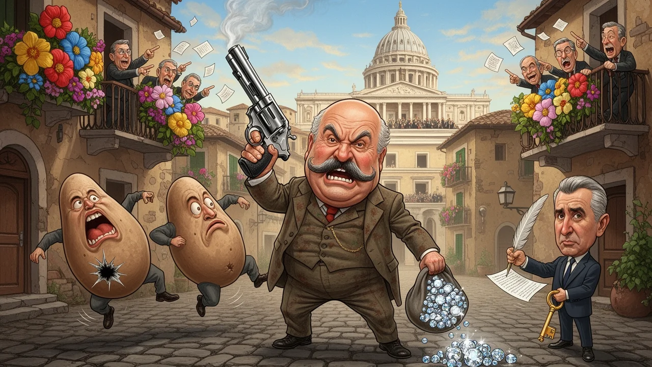 Cover art: Divoký západ v Itálii a čtrnáct let natvrdo