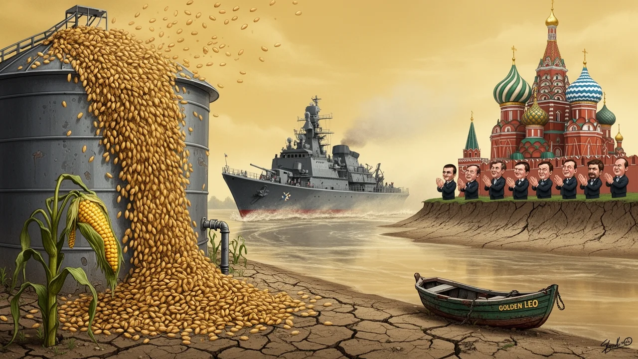 Cover art: Když suchý Dunaj drží basu s Kremlem