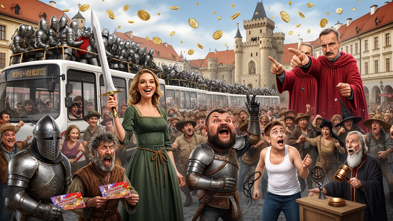 Cover art: Středověká invaze na tvrz u Kutné Hory