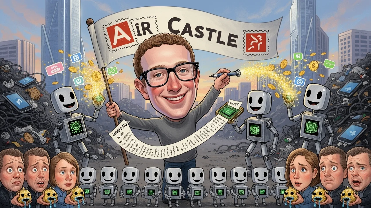 Cover art: Miliardářův manifest plný robotů a falešných slibů