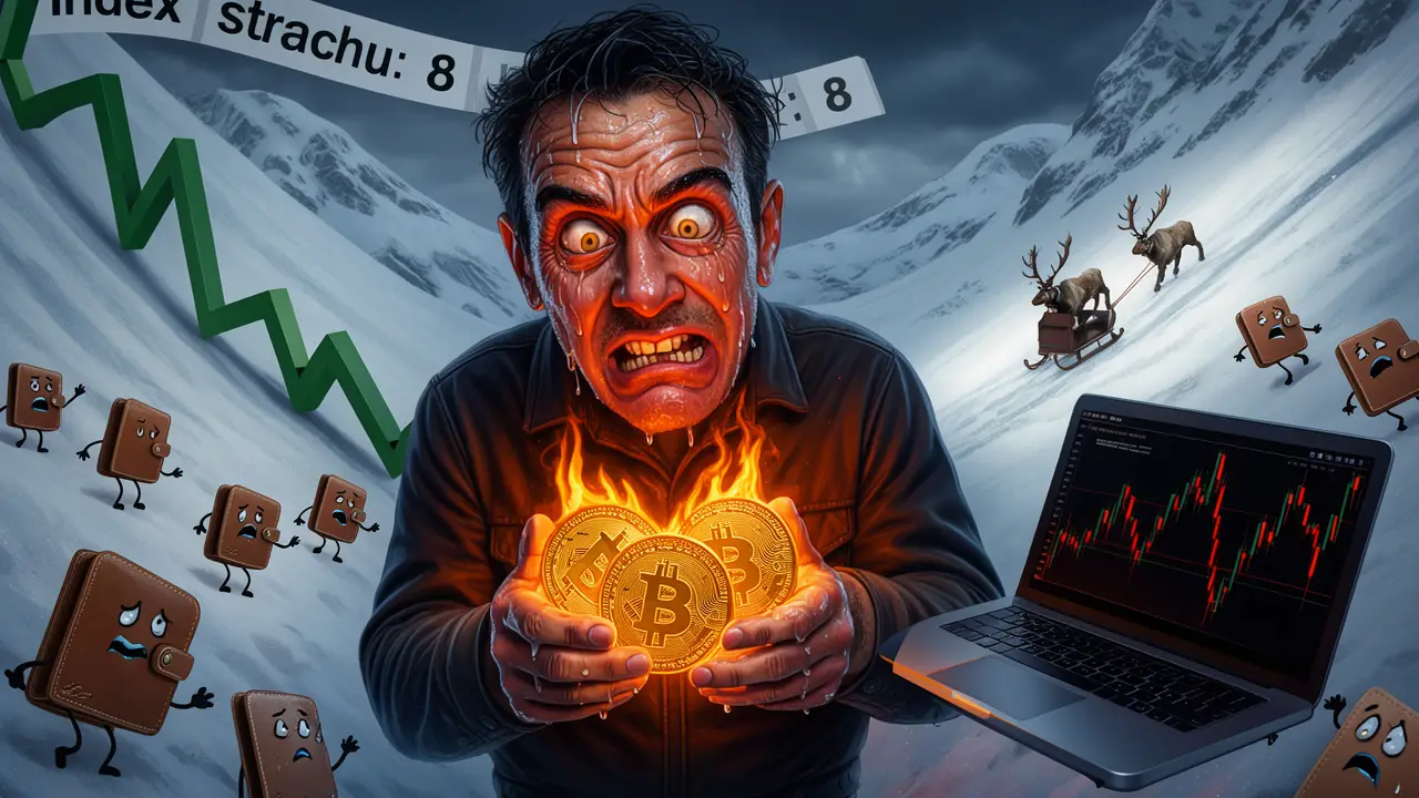 Cover art: Když svíčka zhasne a portfolio se topí v červené tmě