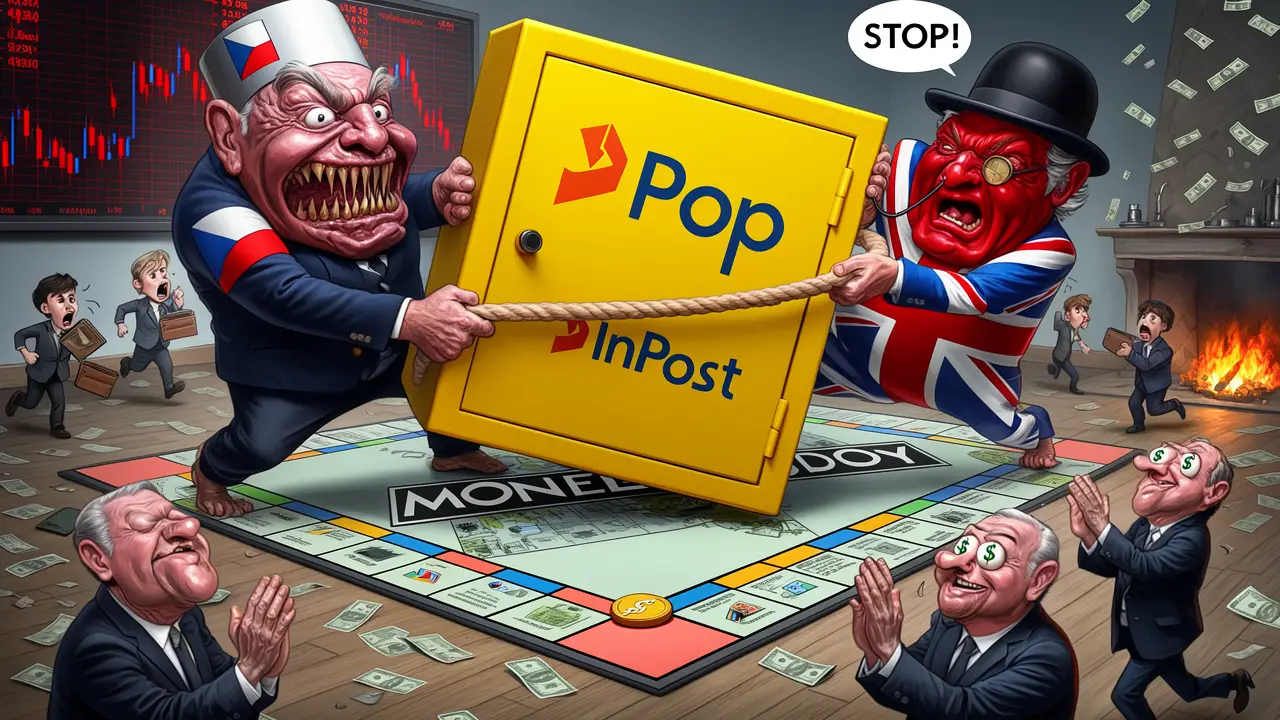 Cover art: Když britský lev řve na českého obra kvůli polským balíkům
