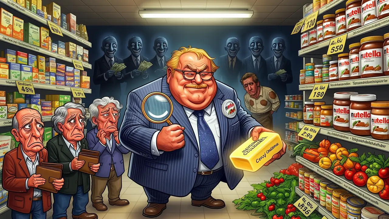 Cover art: Cenový ombudsman a sladký sen o levném jídle