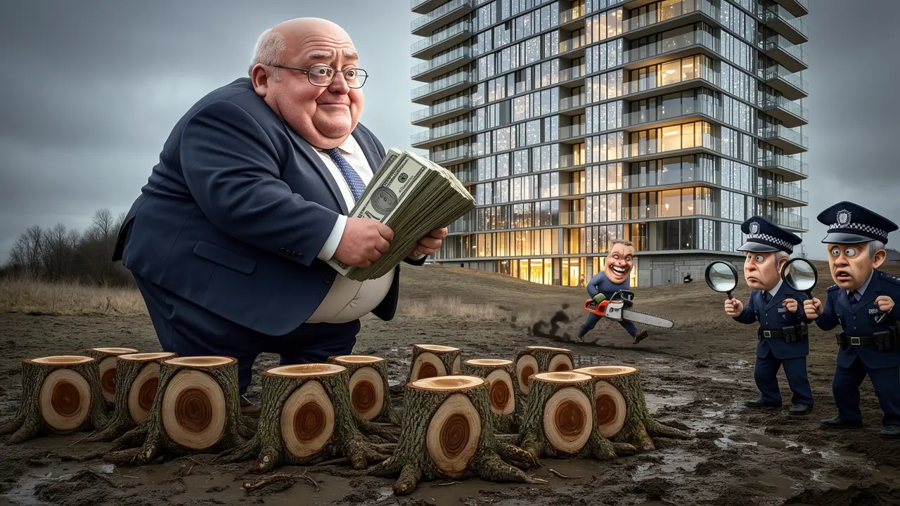 Cover art: Výhled za čtyři sta tisíc, co zmizel přes noc