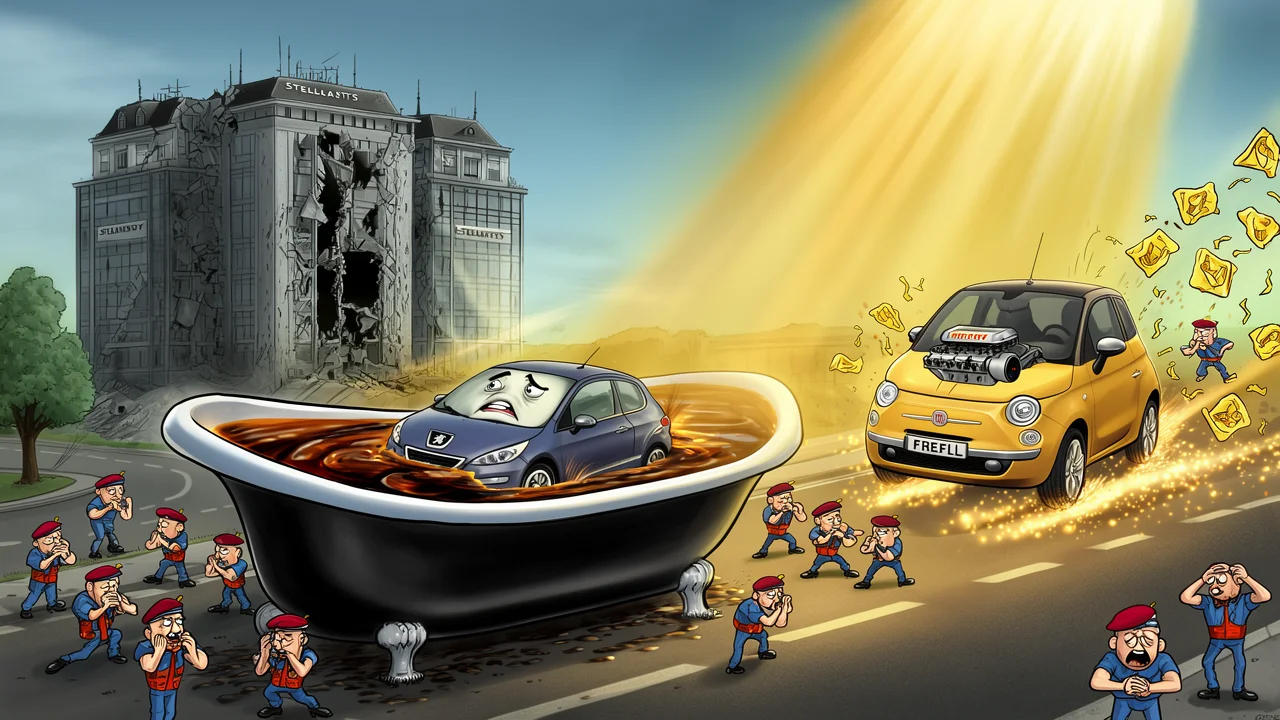 Cover art: Slavný francouzský motor končí v oleji, Itálie slaví