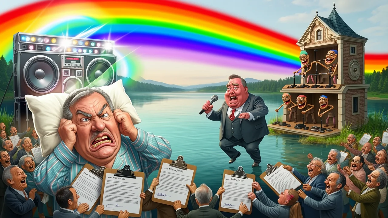 Cover art: Demokracie naruby proti muži, který chtěl spát