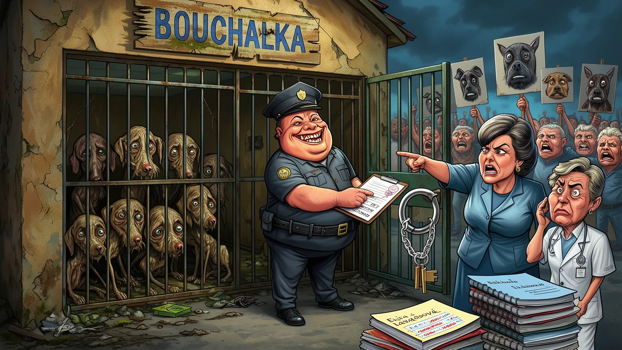 Cover art: Zamčená vrata skrývají bolest a falešná razítka