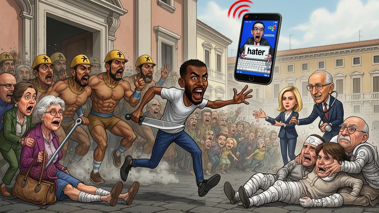 Cover art: Šílená jízda v Modeně a překvapiví hrdinové dne