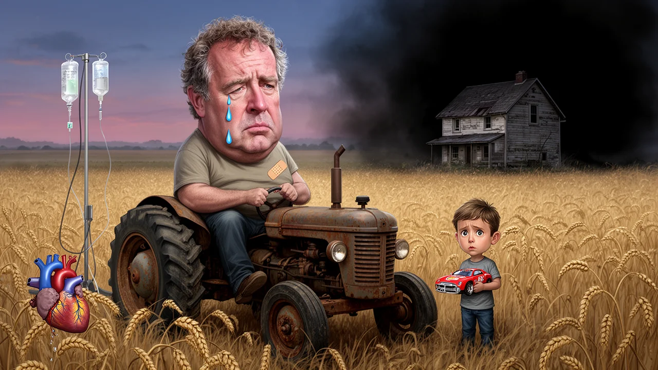 Cover art: Rychlá kola, líný traktor a zlobivá prostata