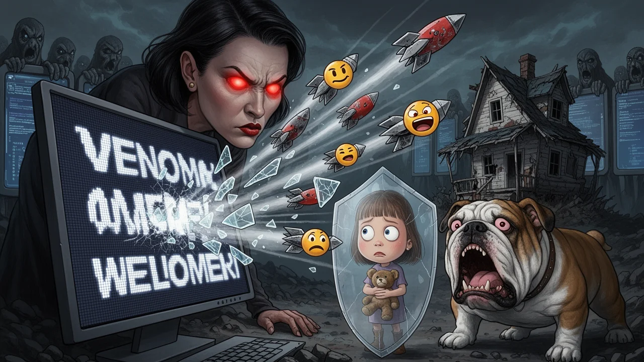 Cover art: Zloba na síti, která překročila lidské meze