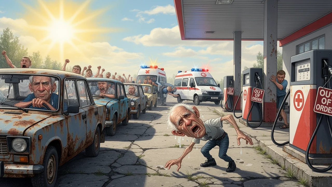 Cover art: Cesta za benzínem skončila smrtí ve frontě
