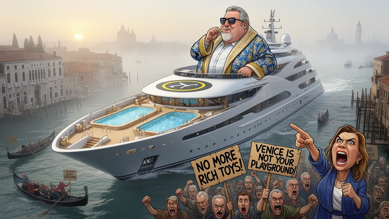Cover art: Diplomacie za stovky milionů v benátském kanálu