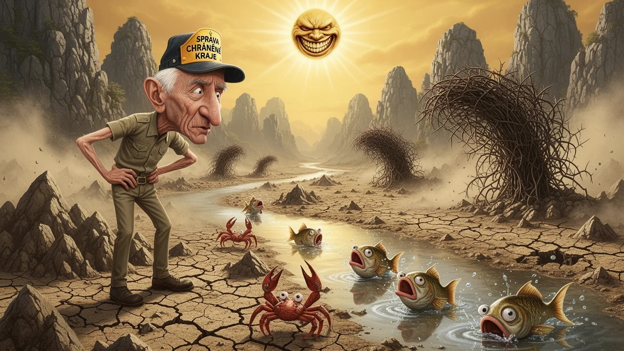 Cover art: Hřbitov na suchém dně krasového potoka